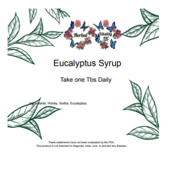 EUCALYPTUS SYRUP 16 OZ